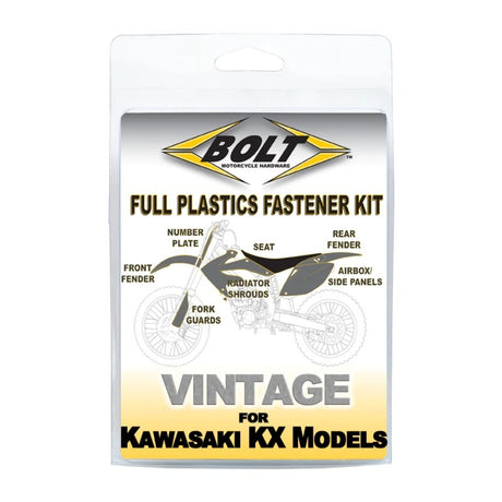 Bolt Body Work Fastener Kit Kawasaki KX125/250 '88-'89 / KX500 '88-'04