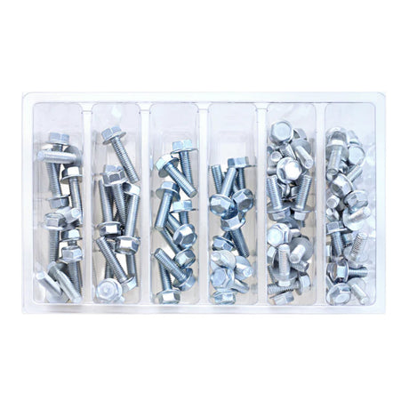 Bolt Workshop Service Kit: M6 10mm Hex Flange Bolt