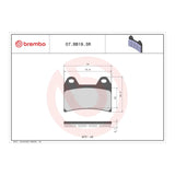 Brembo Xtra Brake Pad Sinter Front 07BB19SR