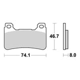 Brembo Prime Brake Pad Sinter Front 07HO50SA