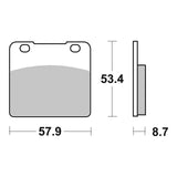 Brembo Prime Brake Pad Sinter Rear 07SU06SP