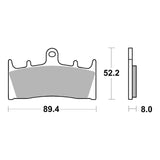 Brembo Prime Brake Pad Sinter Front 07SU19SA