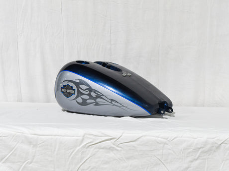 Harley-Davidson Dyna Wide Glide Fuel Tank - Luxury Blue/Diamond Ice