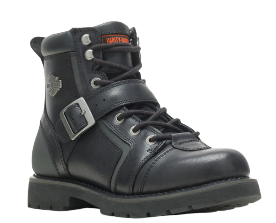 Harley-Davidson Men's Brake Buckle Flash Riding Boots - Black