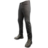 Motodry Men's Regular H/D Cotton + Kevlar Riding Jeans - Black