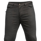 Motodry Men's Regular H/D Cotton + Kevlar Riding Jeans - Black