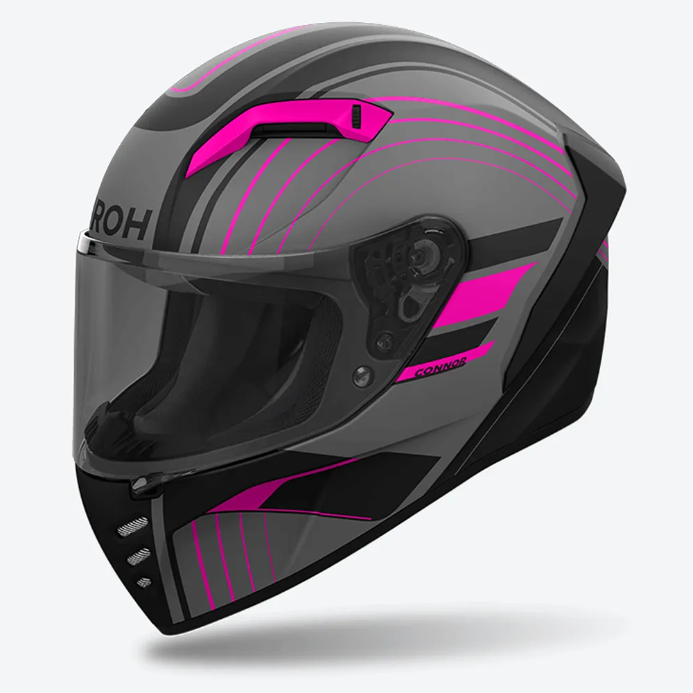 Airoh Connor Achieve Helmet - Pink Matt