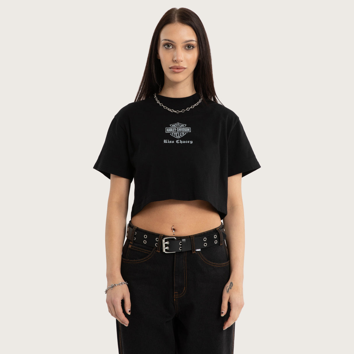 Harley-Davidson x KSCY Womens Rumble Crop Tee