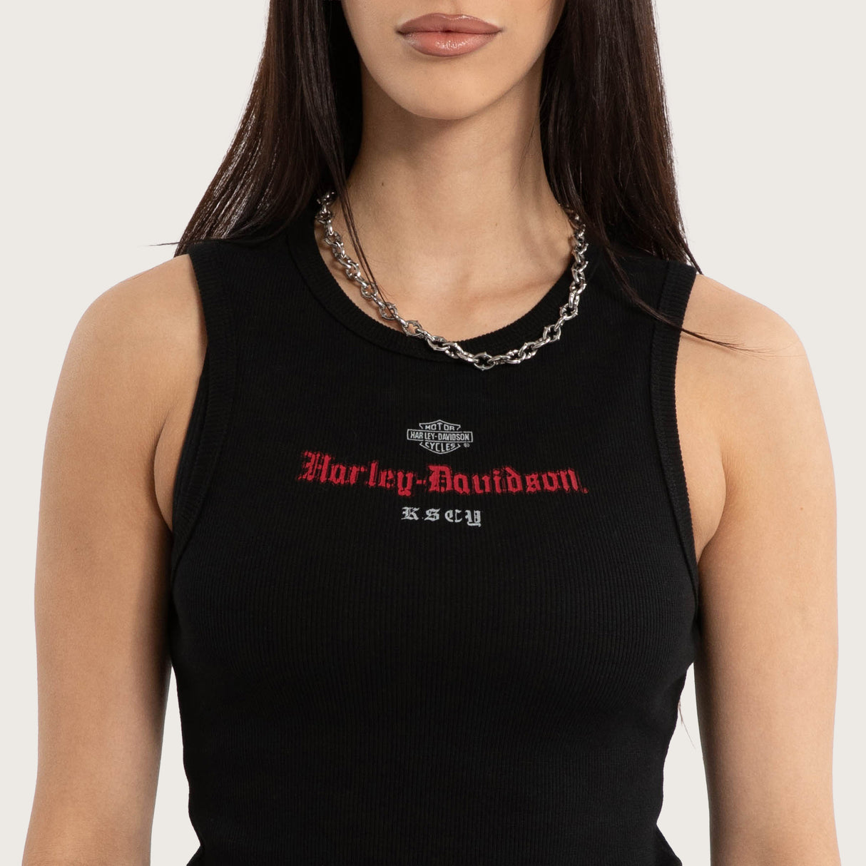 Harley-Davidson x KSCY Womens Visor Rib Tank