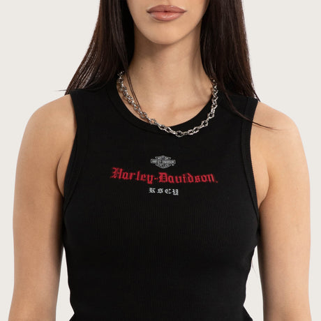 Harley-Davidson x KSCY Womens Visor Rib Tank
