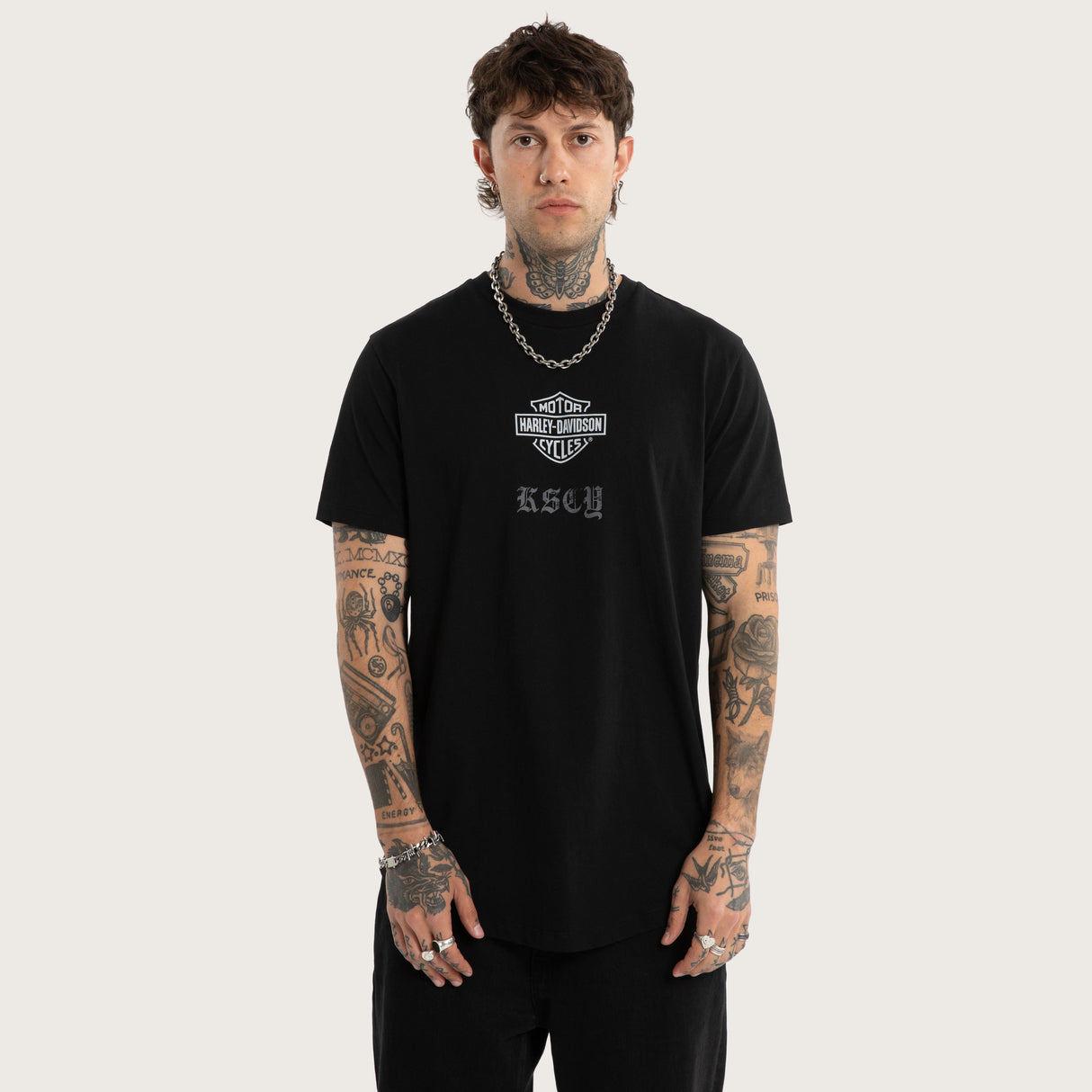 Harley-Davidson x KSCY Carve Dual Curved Tee