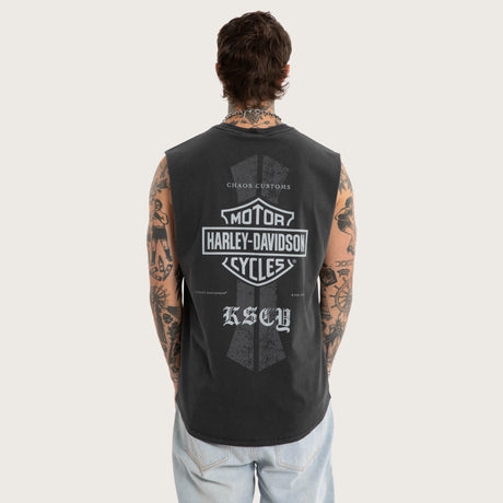 Harley-Davidson x KSCY Throttle Dual Curved Muscle Tank