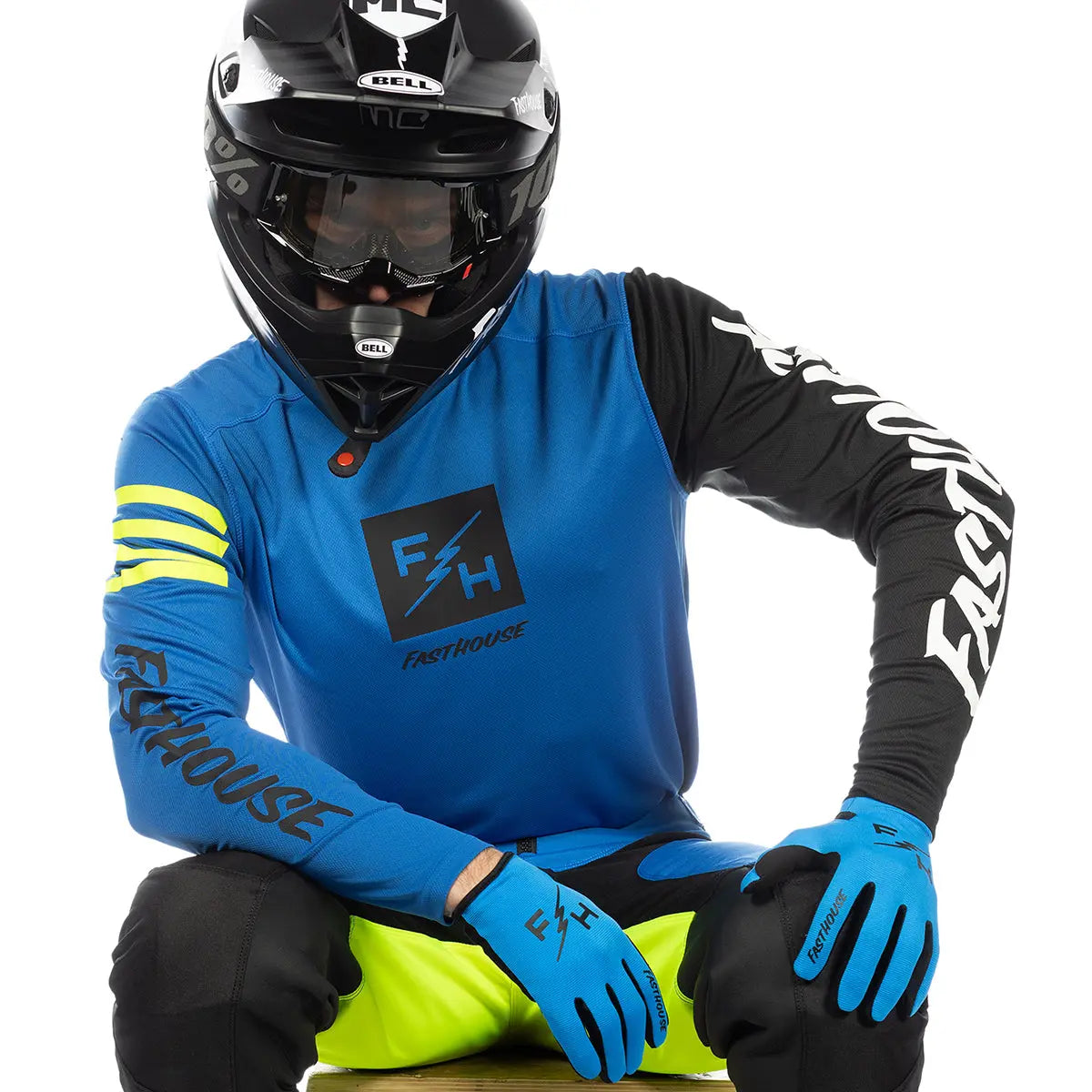 Fasthouse Carbon Echo Jersey - Electric Blue