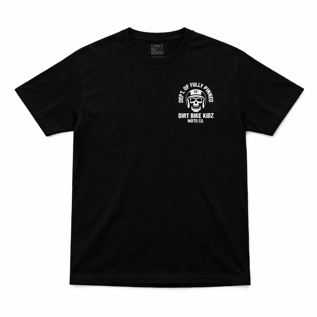 Dirt Bike Kidz Men's Fully Pinned Tee