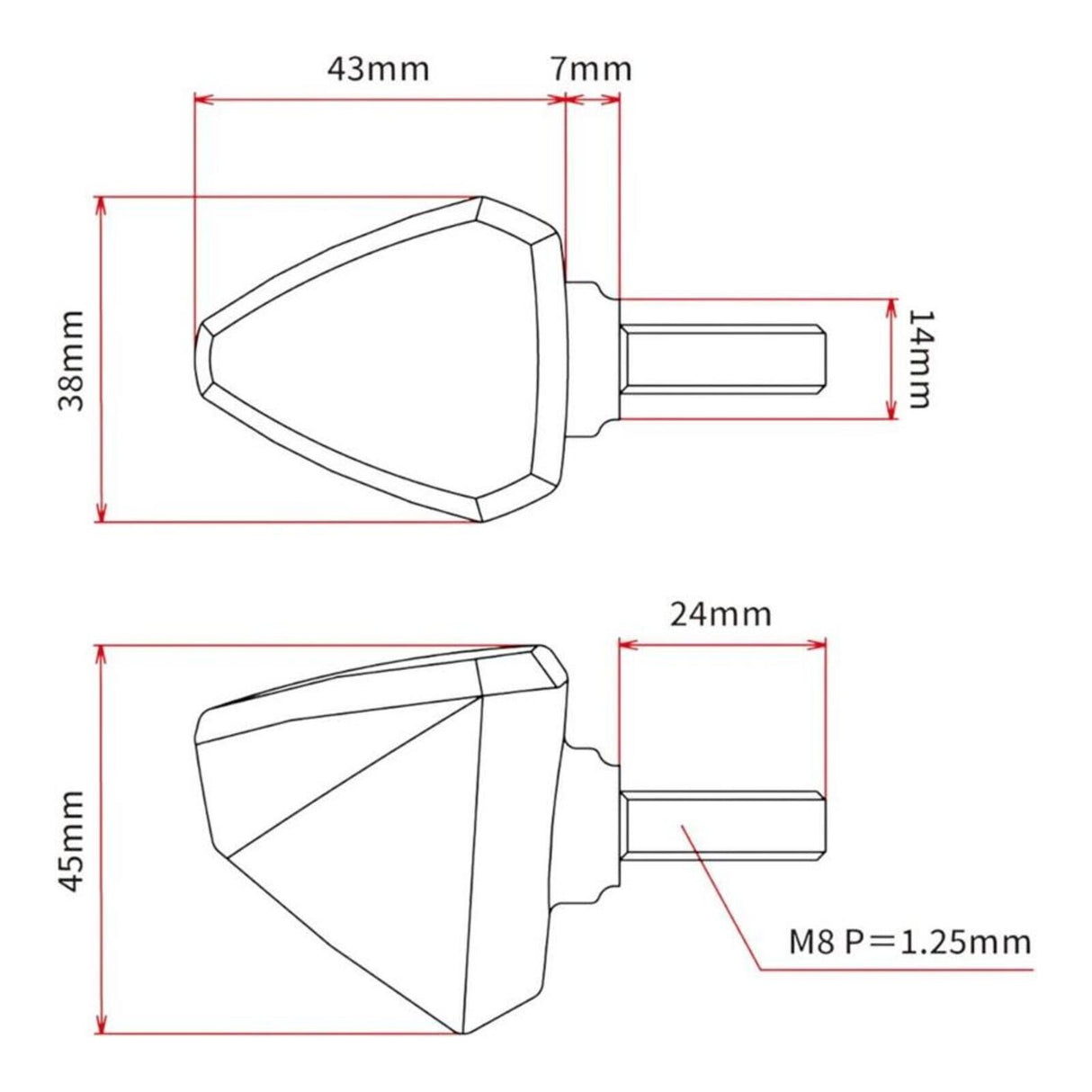 DRC 601 LED Flasher 12V - Orange (2 Pack)