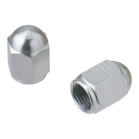 DRC Aluminium Valve Caps (2 Pack) - Titanium