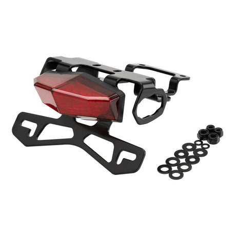 DRC Edge Tail Light Holder Kit- Kawasaki KLX230 '20- - Red Lens