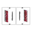 DRC Motion Front Fork Outer Decals- Showa - Clear/Red/Black
