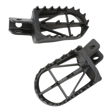 Zeta Wide Chromoly Mid Foot Pegs - Kawasaki KLX110 / KLX110L / Suzuki DR-Z50 / D