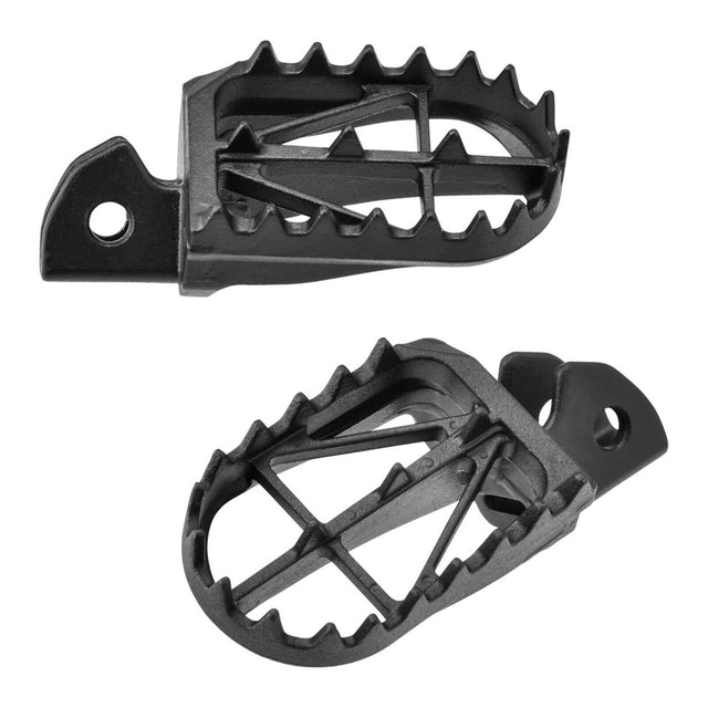 Zeta Wide Chromoly Mid Foot Pegs - Suzuki RM85 / Kawasaki KDX200R / KDX200SR ('8