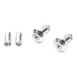 Zeta Bar End Plugs 29mm (2 Pack) - Silver