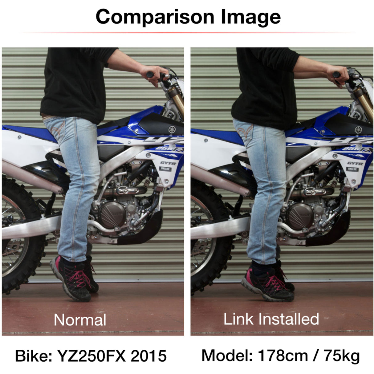Zeta RSL Low Down Link -30mm - Yamaha YZ250F ('14-) / YZ450F ('10-) / WR250F / W