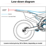 Zeta RSL Low Down Link -30mm - Yamaha YZ250F ('14-) / YZ450F ('10-) / WR250F / W