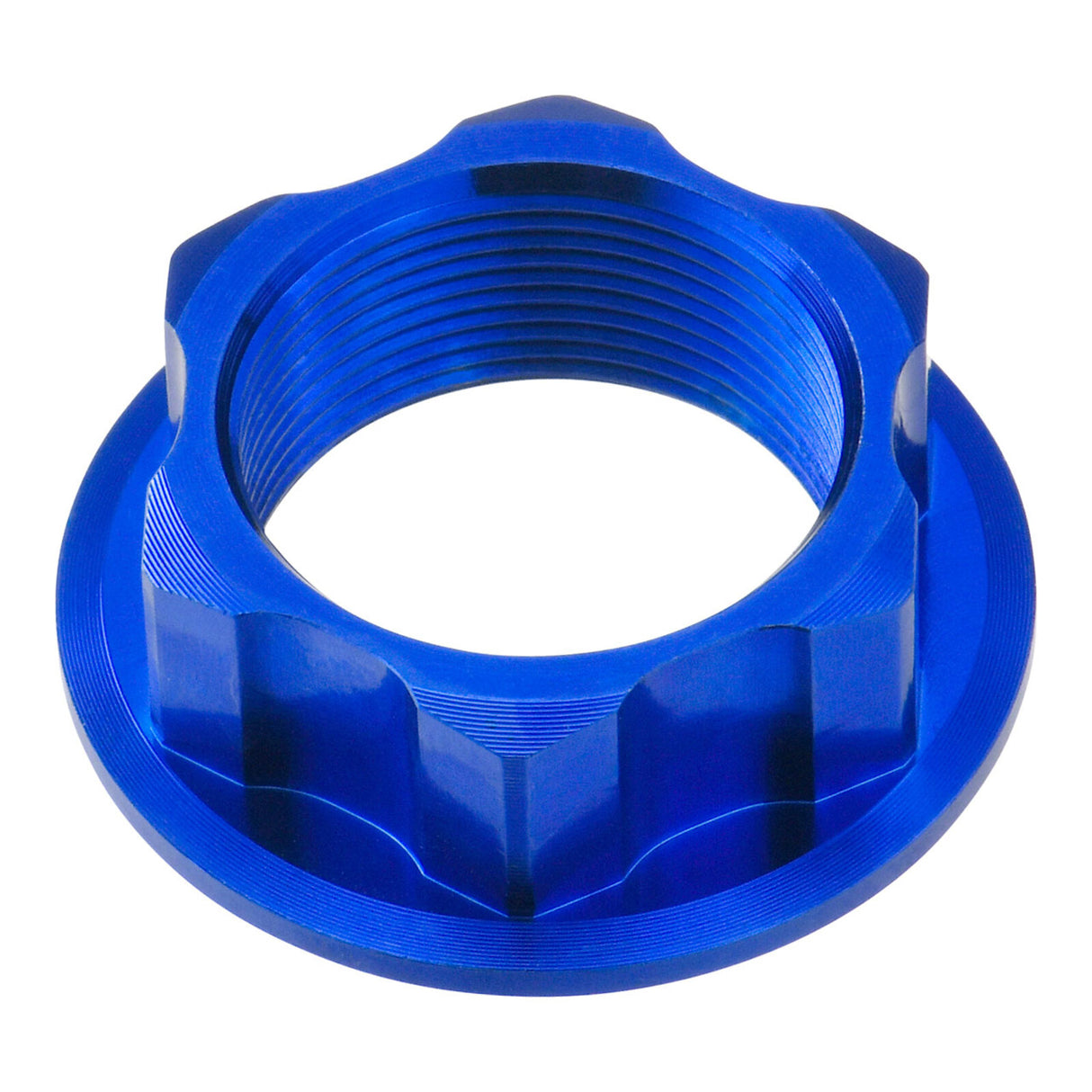 Zeta Stem Nut M22 x 27 P1.0 H12 - Blue