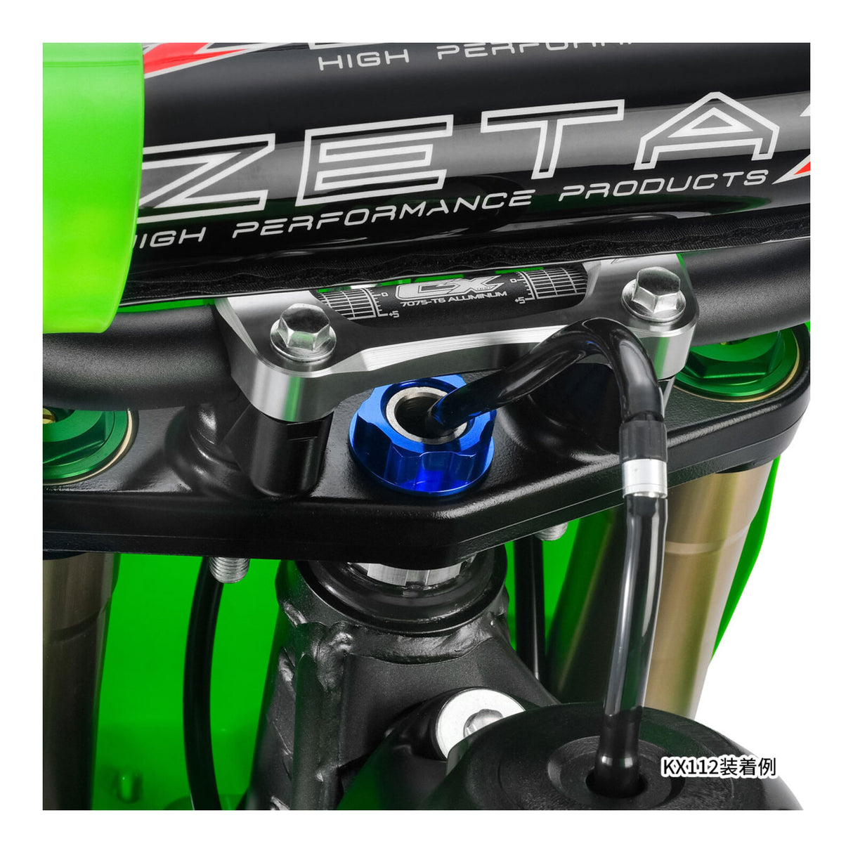 Zeta Stem Nut M22 x 27 P1.0 H12 - Blue