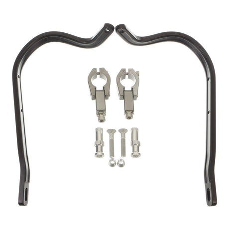 Zeta Armour Handguards Bent for 28.6mm Handlebars - Black