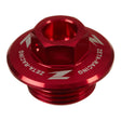 Zeta Oil Filler Plug - Suzuki RM / RM-Z, Yamaha Serow 250 - Red