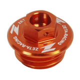 Zeta Oil Filler Plug - KTM / Husqvarna - Orange