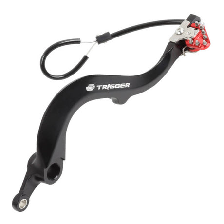 Zeta Trigger Brake Pedal - Kawasaki KX450F ('16-'20) - Red