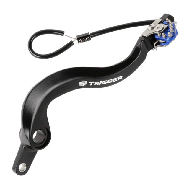 Zeta Trigger Brake Pedal - Yamaha YZ250F / YZ250FX / WR250F - Blue