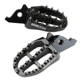 Zeta Aluminium Foot Pegs - Kawasaki KX250F / KX450F - Black