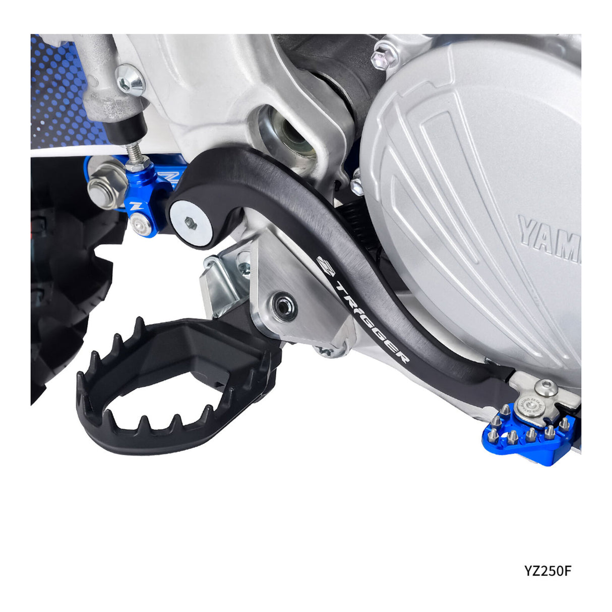 Zeta Max Foot Pegs - Yamaha YZ - Black