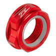 Zeta Axle Nut M22 x 32 P1.5 H12L - Red