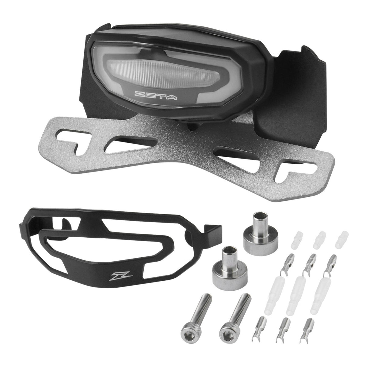 Zeta LED Line Tail Holder Kit- Honda CRF450L '19-, CRF450RL '21- - Clear