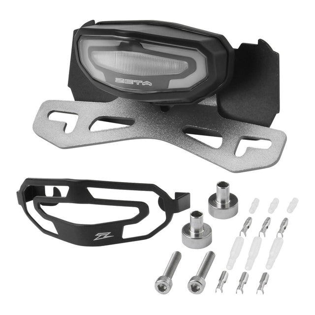 Zeta LED Line Tail Holder Kit- Honda CRF450L '19-, CRF450RL '21- - Clear