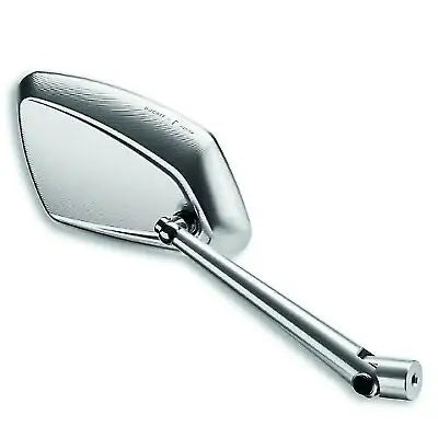 Ducati RH Aluminium Rear-view Mirror - Silver