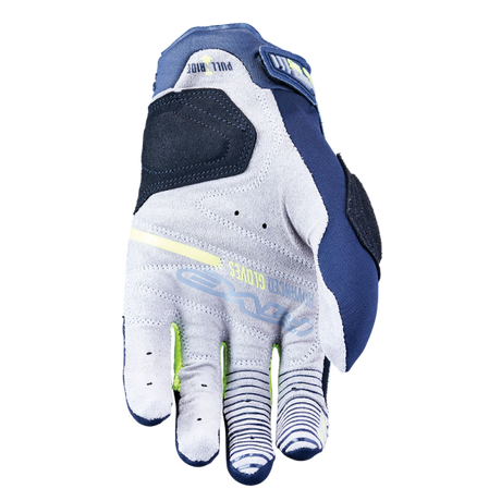 Five Men's E1 Enduro Gloves - Navy/Fluro Yellow