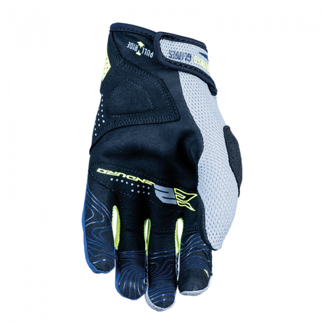 Five Men's E2 Enduro Gloves -  Grey/Fluro