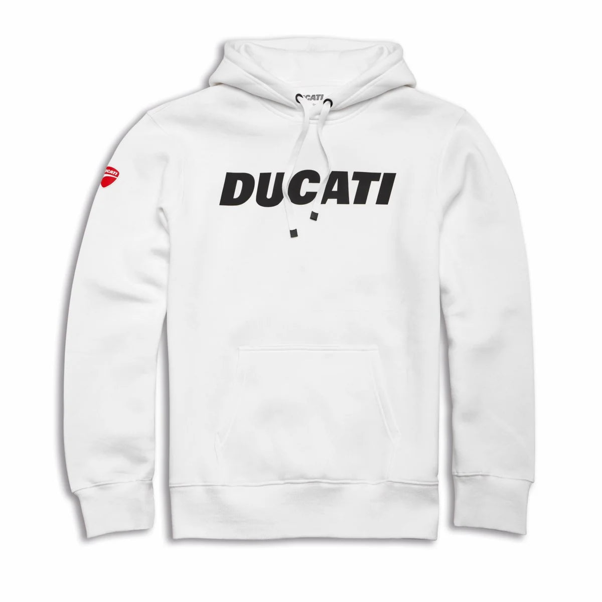 Ducati Mens Essential Hoodie - White