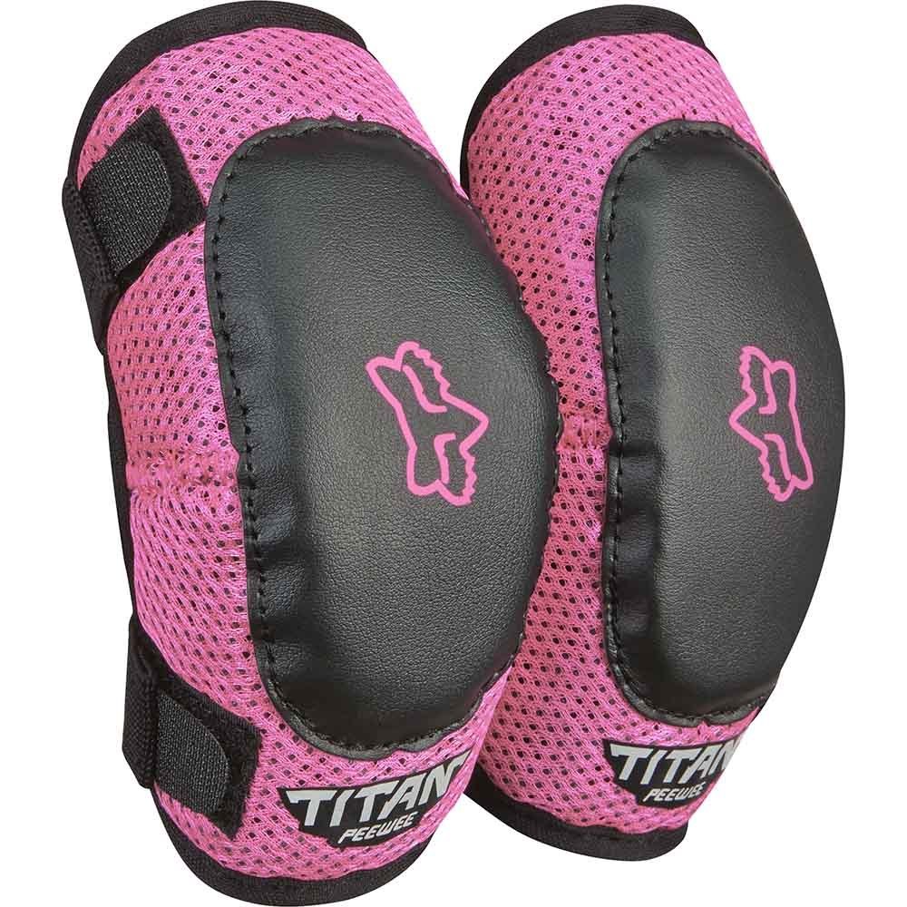 Fox Kids' PeeWee Titan Elbow Guard - Black/Pink