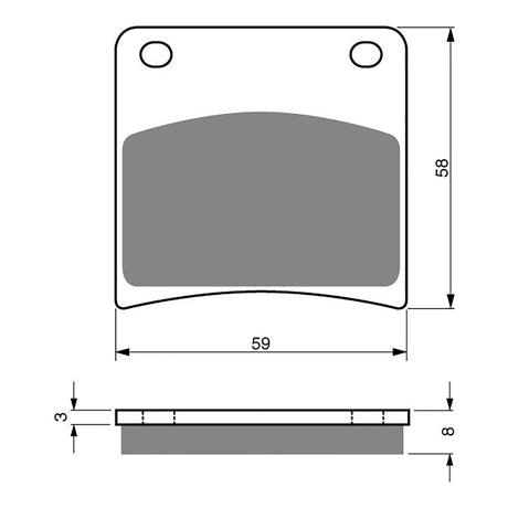 GOLDfren Brake Pads Sintered Sports GF027 - S3 (PH51)