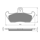 GOLDfren Brake Pads GF089 - S3
