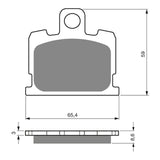 GOLDfren Brake Pads Sintered Sports GF151 - S3 ( PH20 )