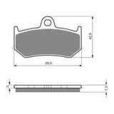 GOLDfren Brake Pads Sintered Sports GF235 - S3 ( PH298 )
