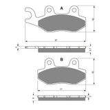 GOLDfren Brake Pads Sintered Sports GF247 - S3 ( PH251 )