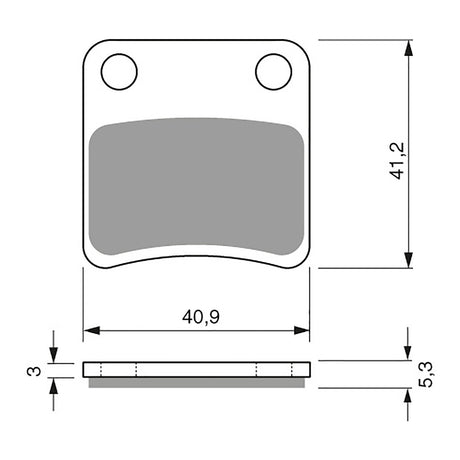 GOLDfren Brake Pads Sintered Sports GF303 - S3 ( P324 )